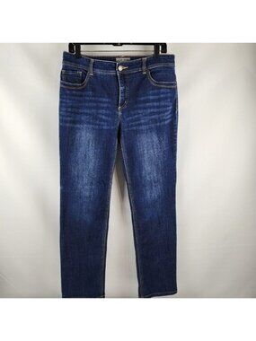Chicos So Slimming Blue Jeans Size 1 Short Small 8/10 (32x29)